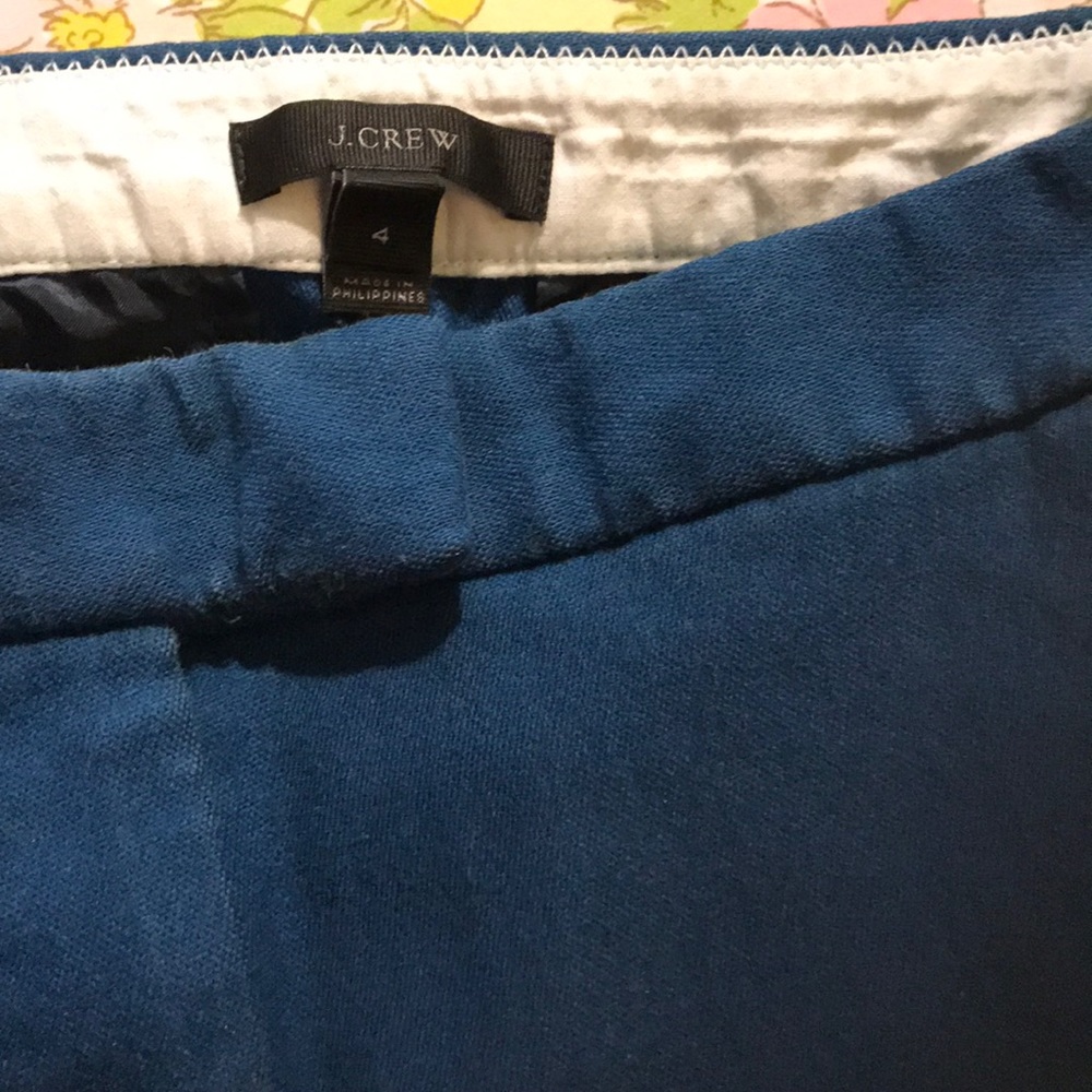 J. Crew Blue Trousers size 4